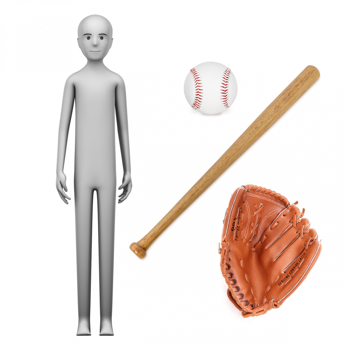 Imagen en la que se ve el concepto jugador de béisbol