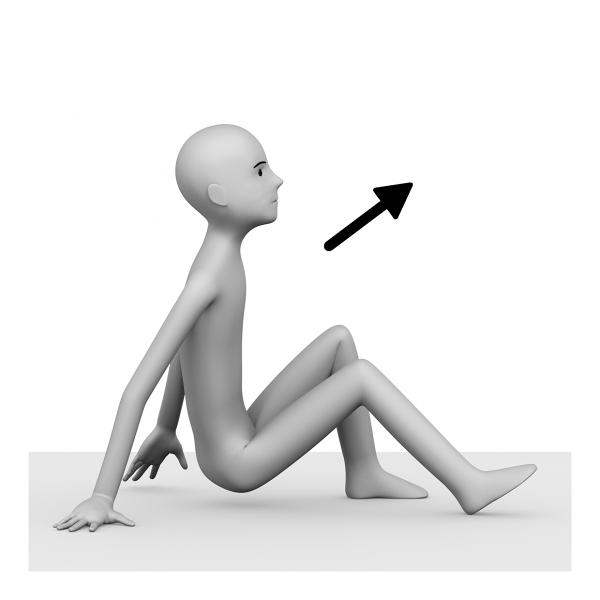 Imagen del verbo levantarse del suelo