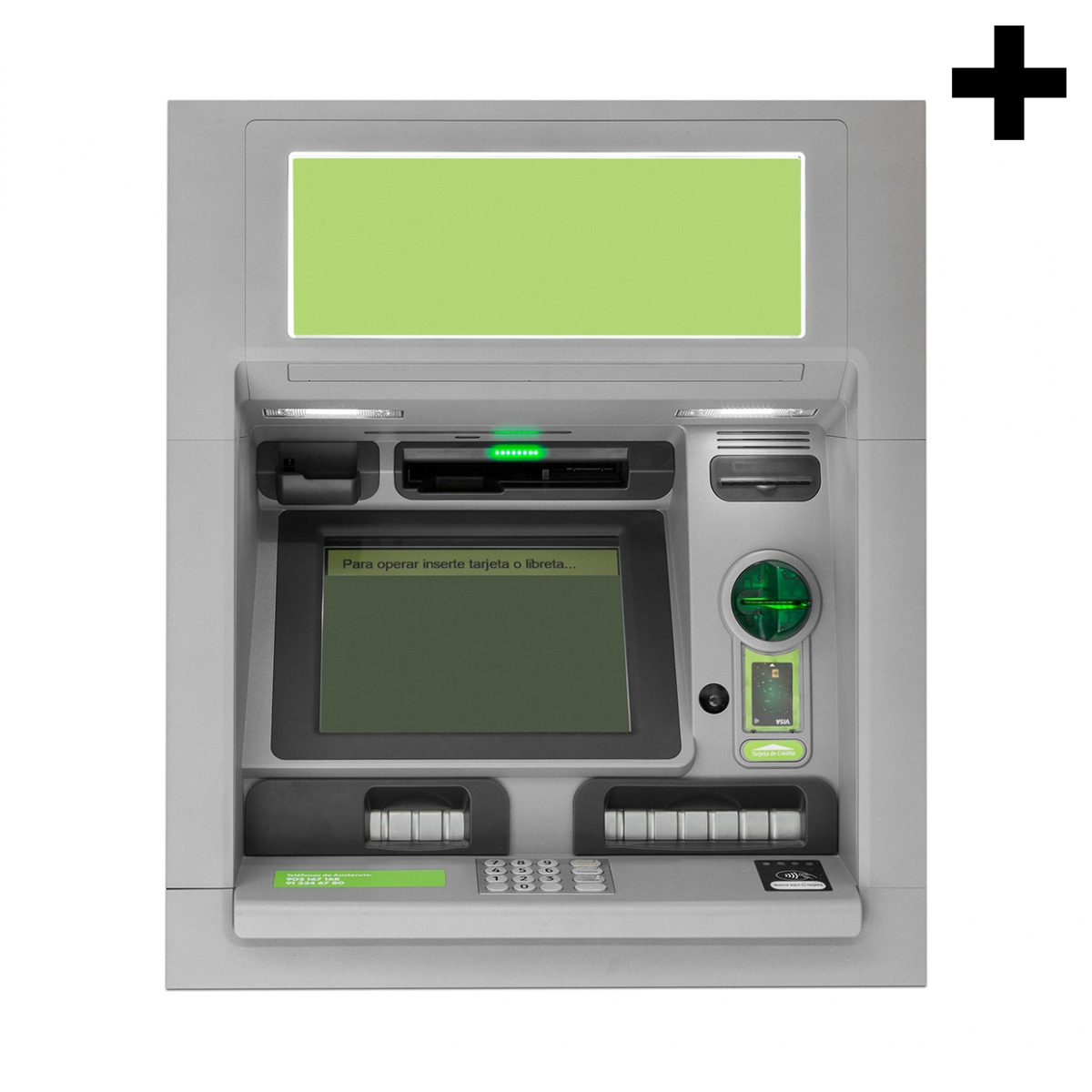 Imagen en la que se ve el plural del concepto cajero automático