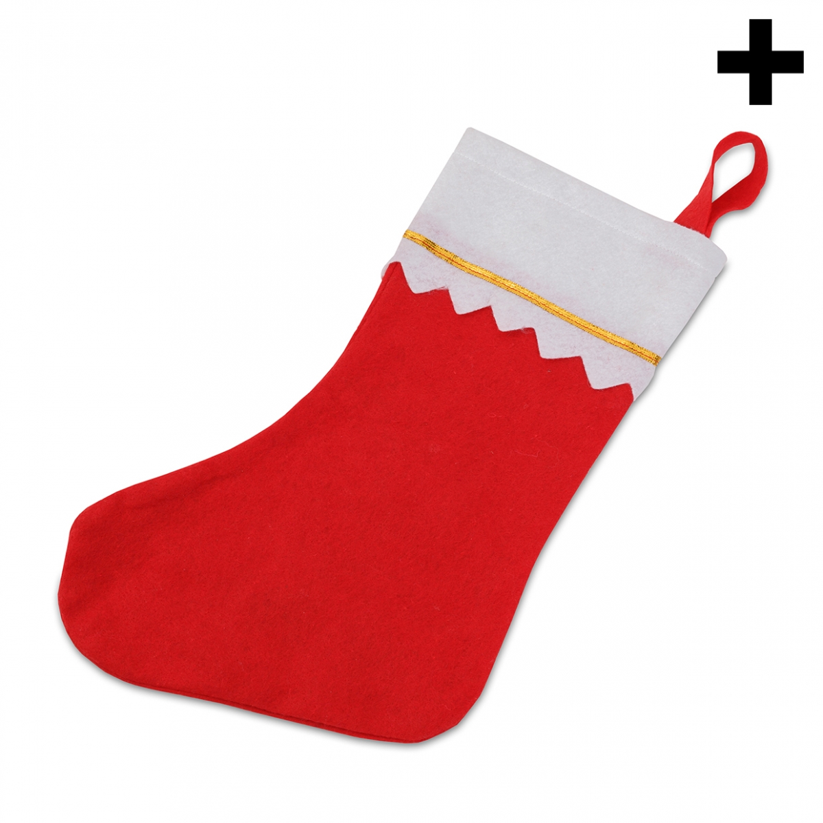 Imagen en la que se ve el plural del concepto calcetín navideño