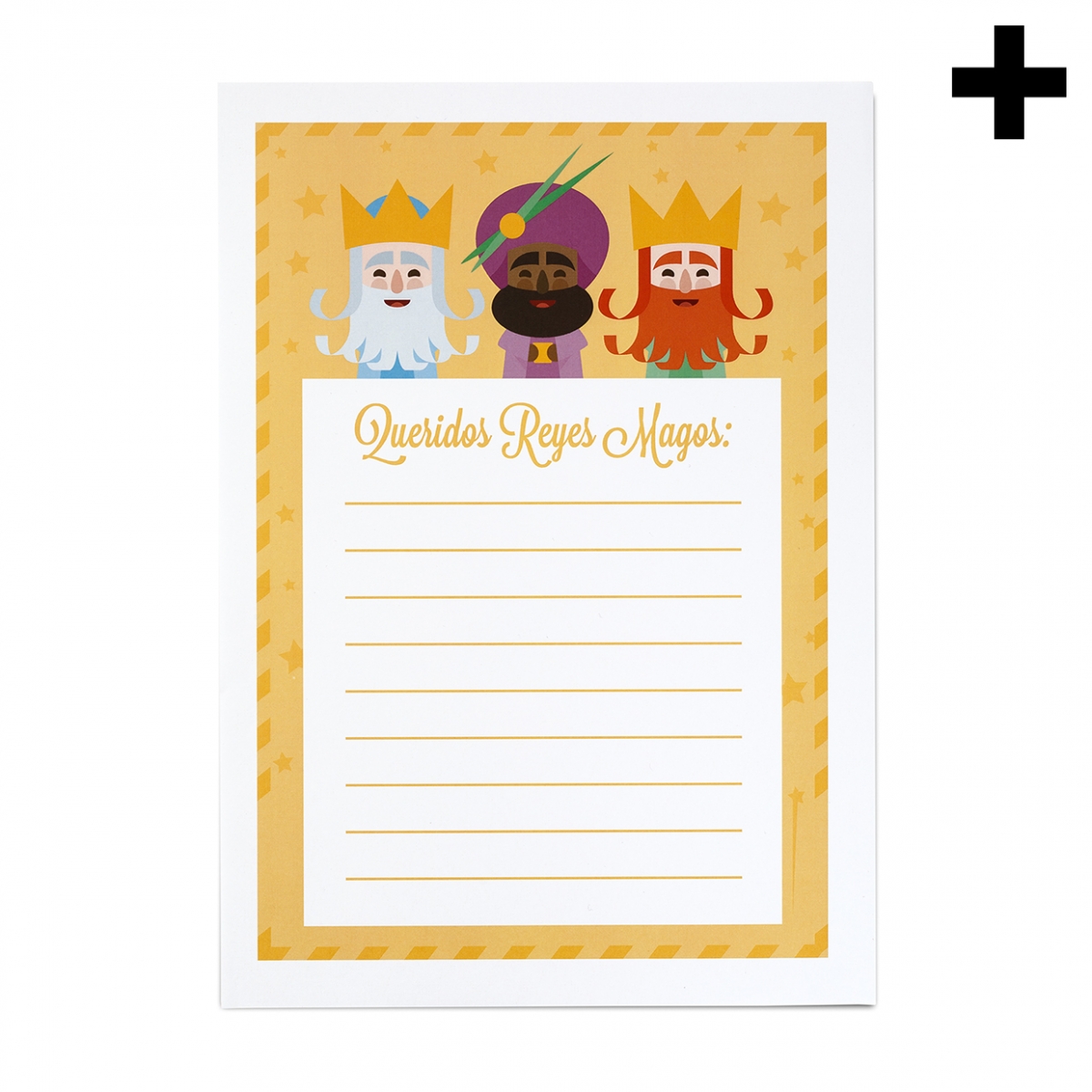 Imagen en la que se ve el plural del concepto carta Reyes Magos