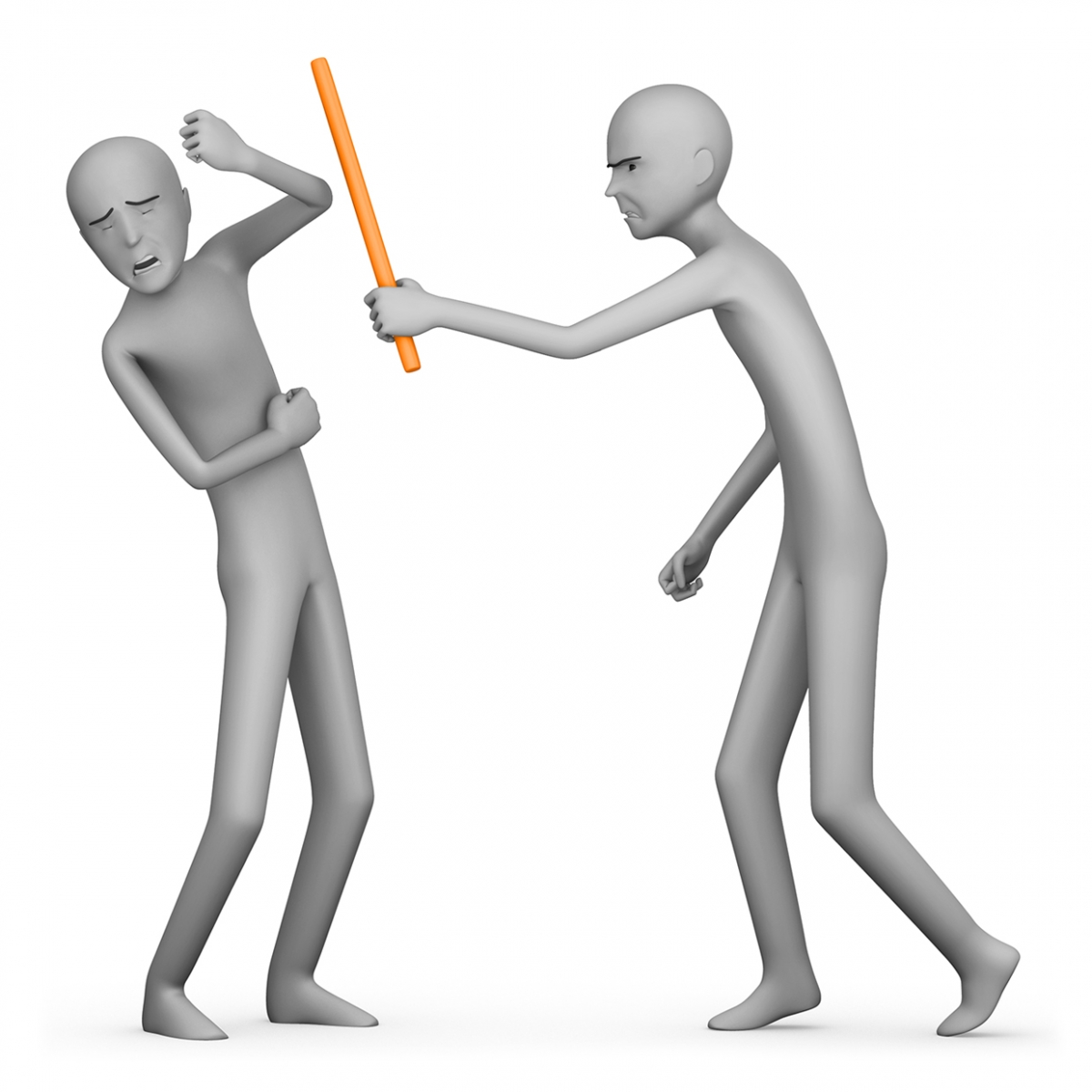 Imagen del verbo pegar