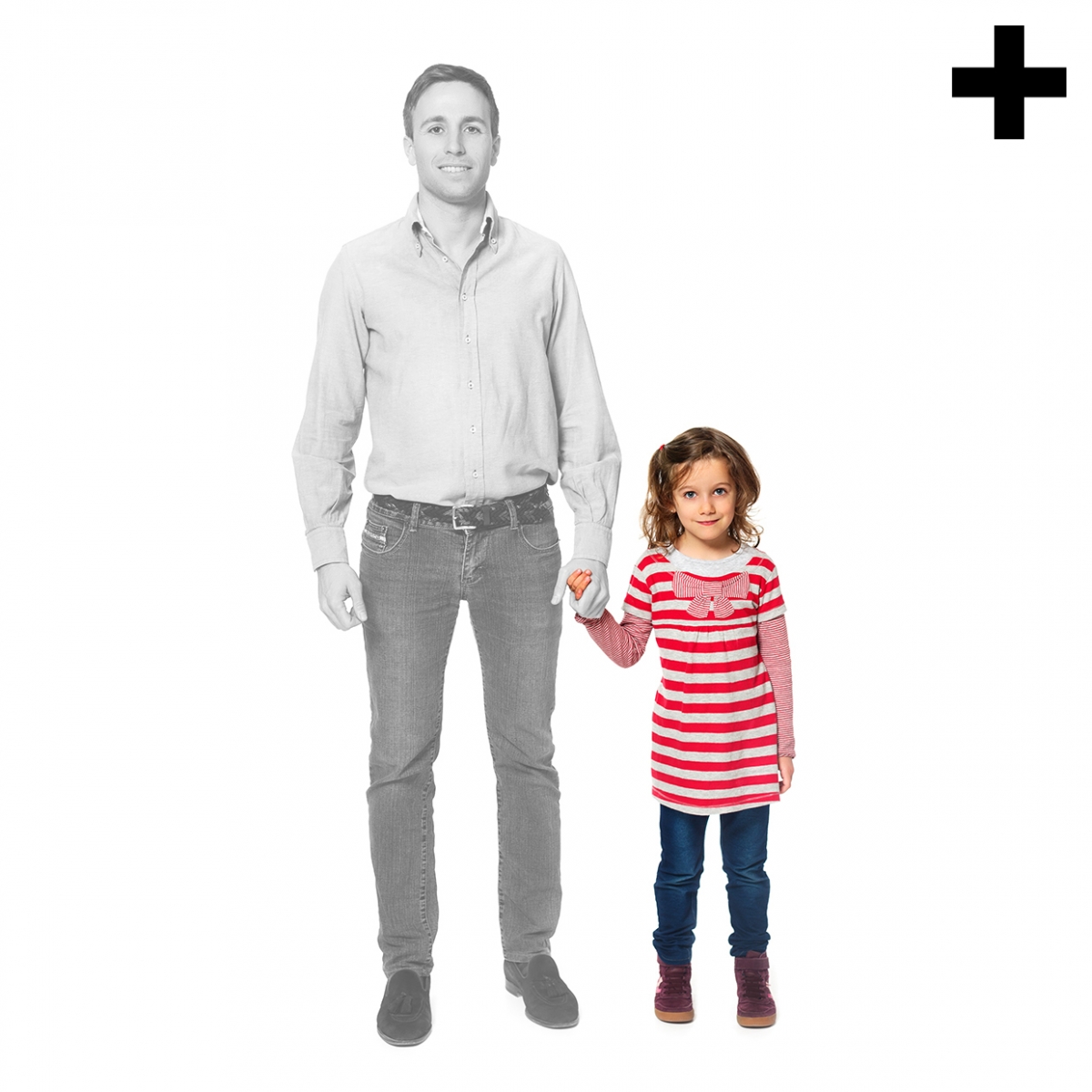 Imagen en la que se ve el plural del concepto hija