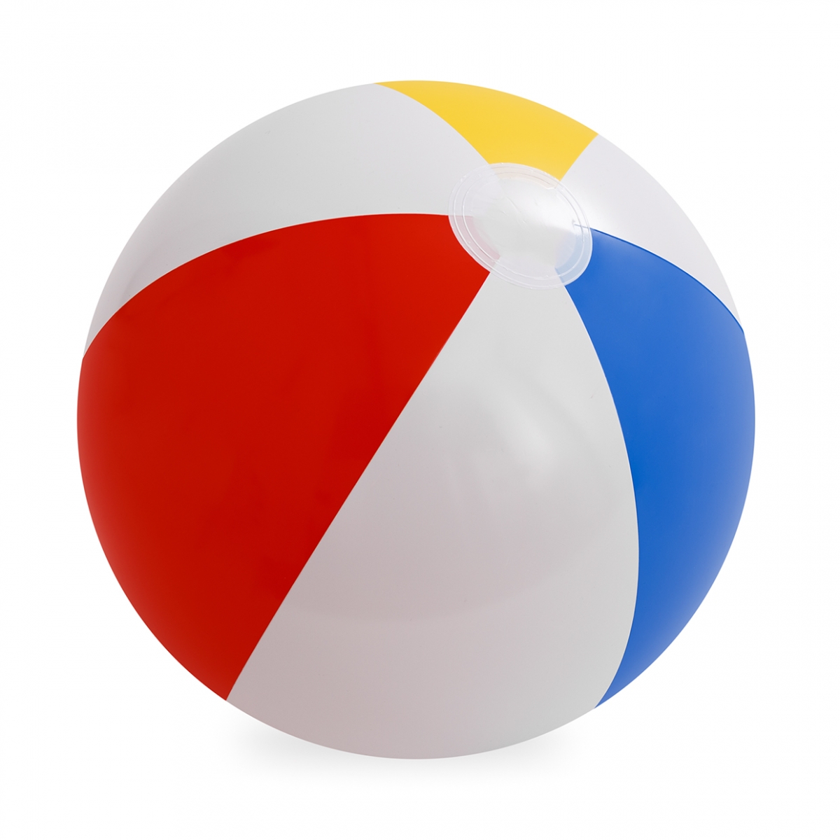 Imagen en la que se ve una pelota de playa