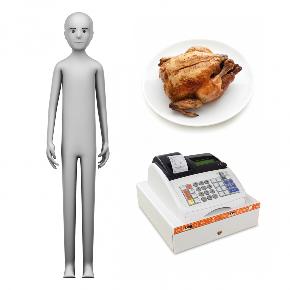 Imagen en la que se ve el concepto de pollero o pollera