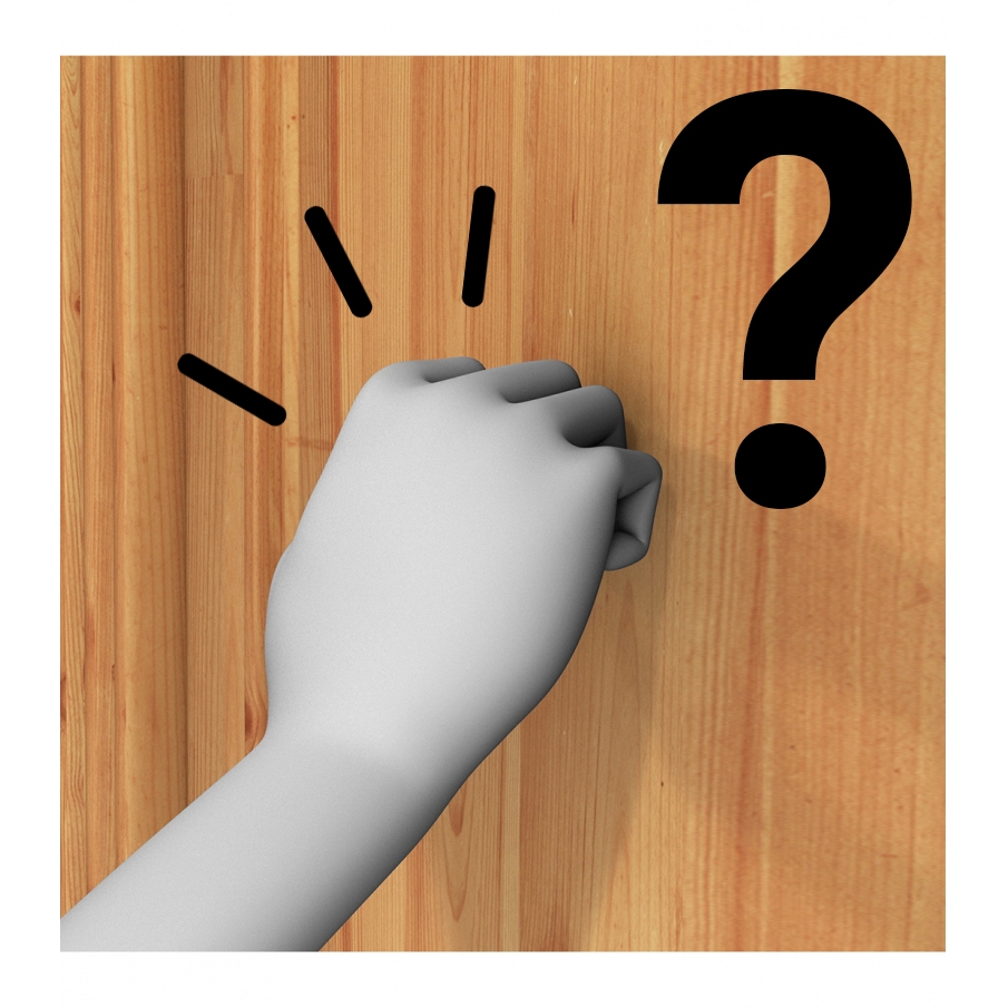 Imagen que muestra la expresión interrogativa ¿quién llama?