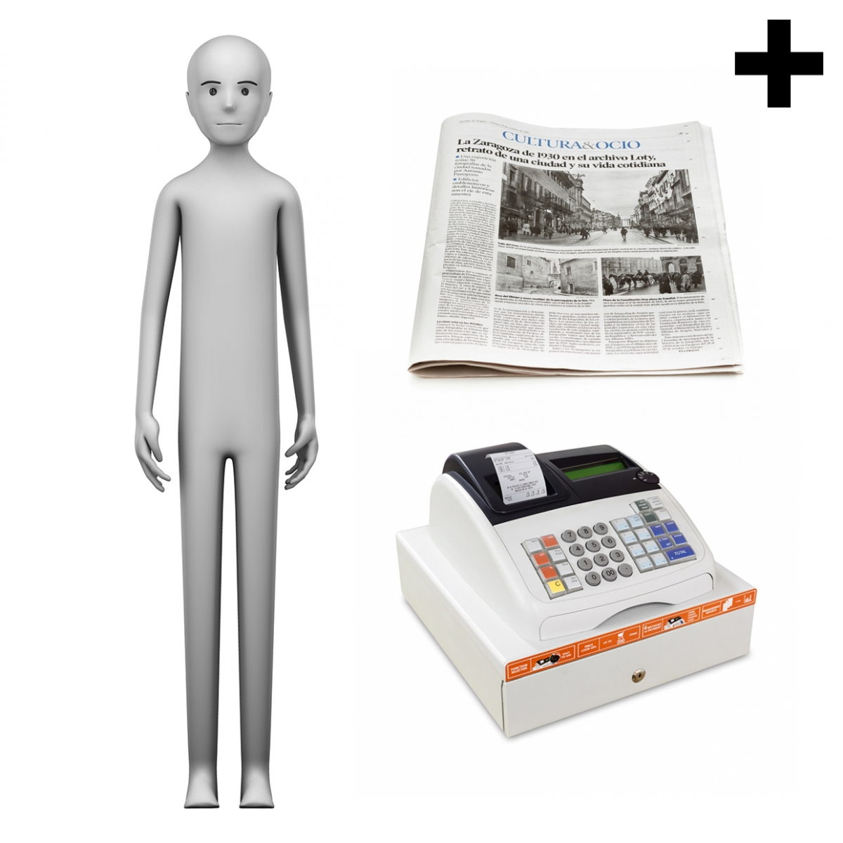 Imagen en la que se ve el plural del concepto quiosquero o quiosquera