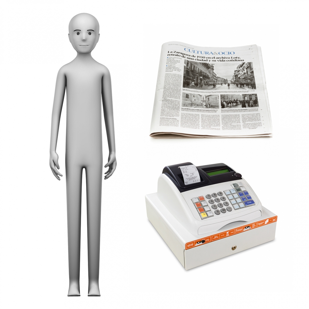 Imagen en la que se ve el concepto de quiosquero o quiosquera