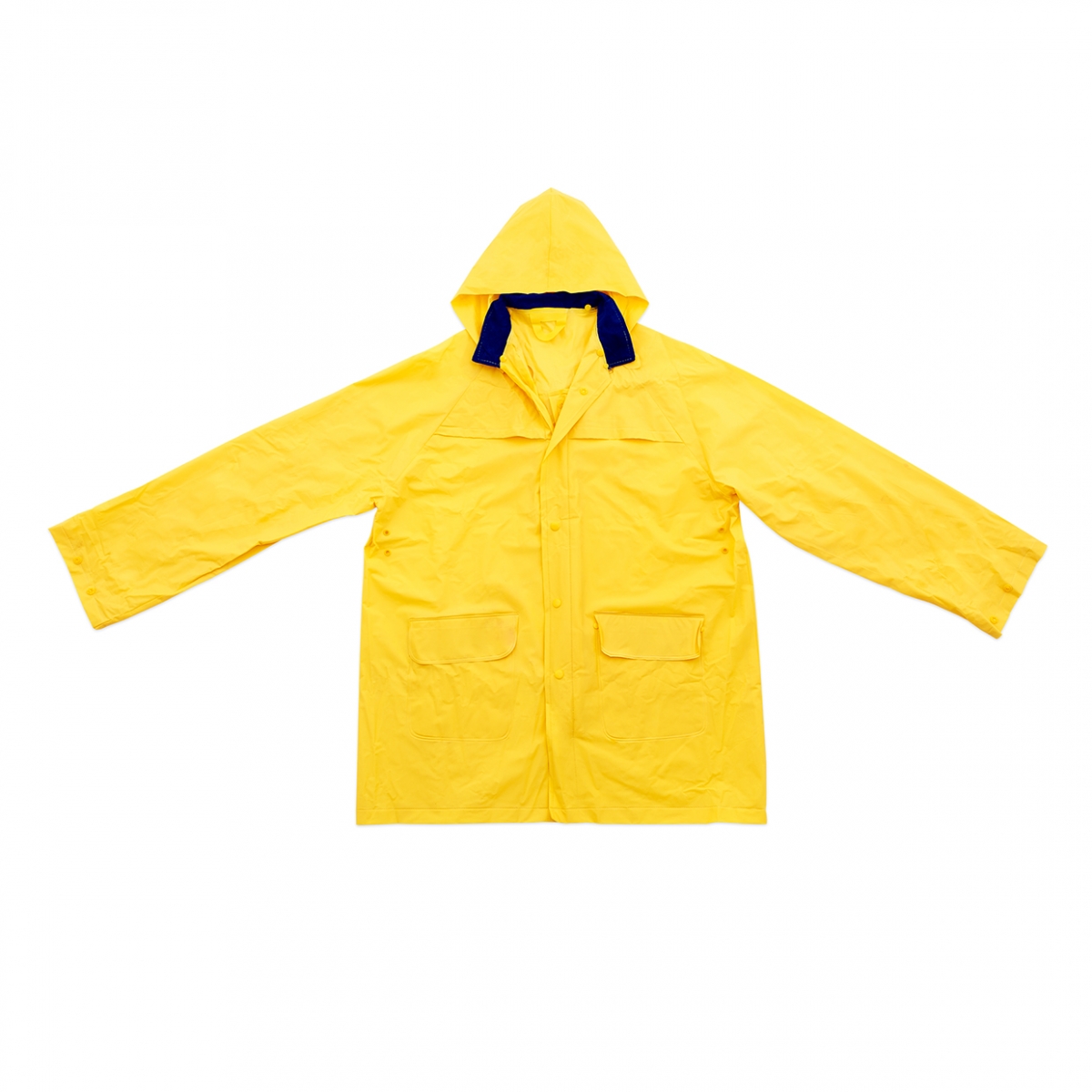 Imagen en la que se ve un chubasquero amarillo