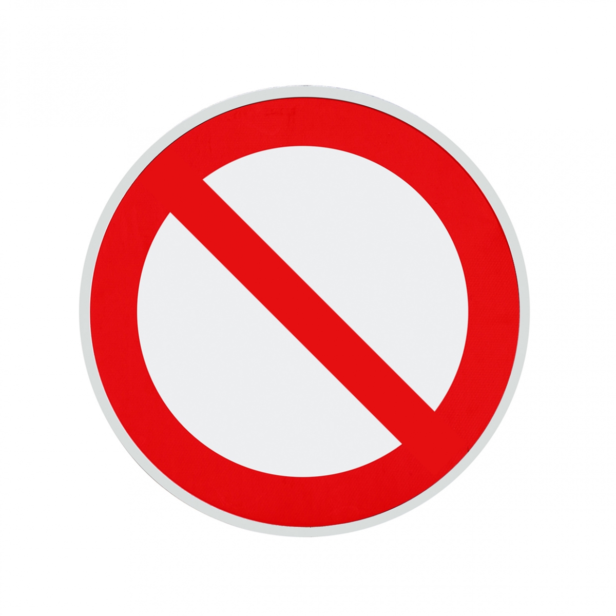 Imagen en la que se ve una señal de prohibido el paso