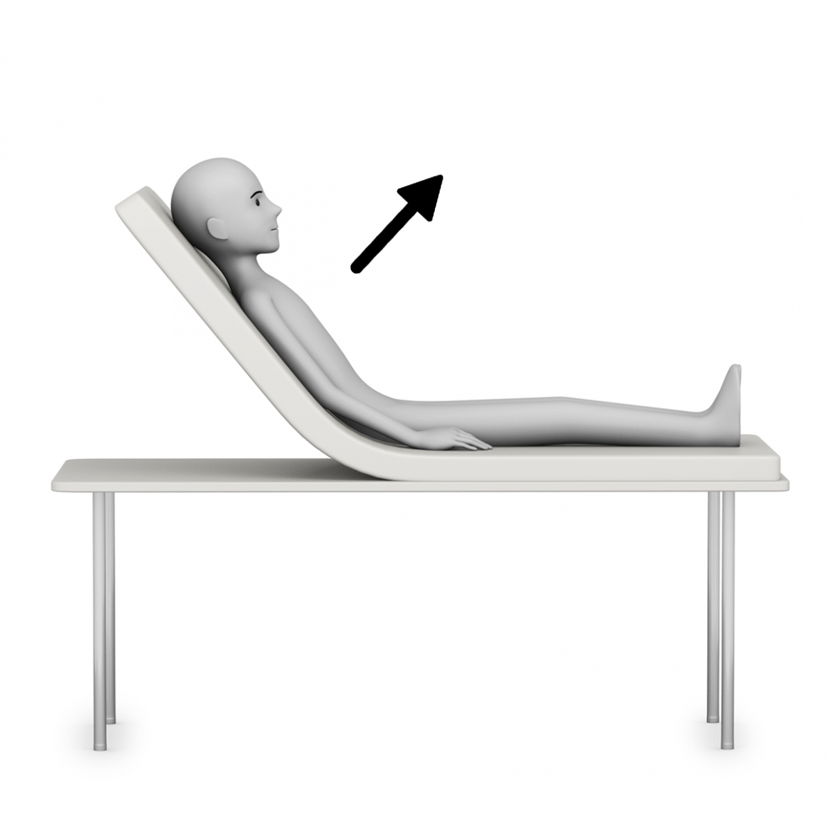 Imagen del verbo subir la cama