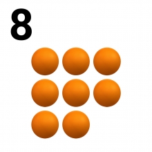Imagen en la que se representa el número ocho