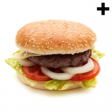 Imagen en la que se ve el plural del concepto hamburguesa
