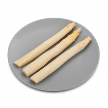 Imagen en la que se ven espárragos blancos