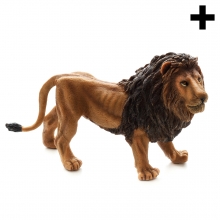 Imagen en la que se ve un león