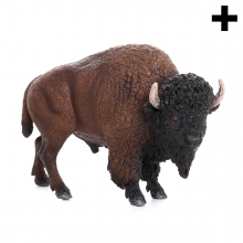 Imagen en la que se ve el plural del concepto bisonte