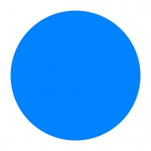 Imagen en la que se ve un círculo de color azul