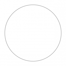 Imagen en la que se ve un círculo de color blanco