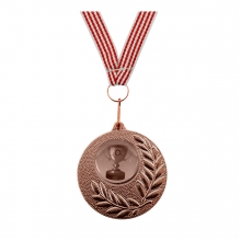 Imagen en la que se ve una medalla de bronce