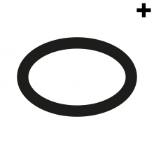 Imagen en la que se ve el plural del concepto elipse con el trazo en color negro