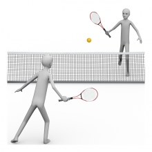 Imagen de jugar al tenis