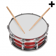 Imagen en la que se ve el plural del concepto tambor