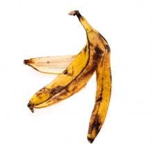 Imagen en la que se ve una cáscara de plátano