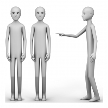 Imagen del pronombre personal Vosotros / Vosotras