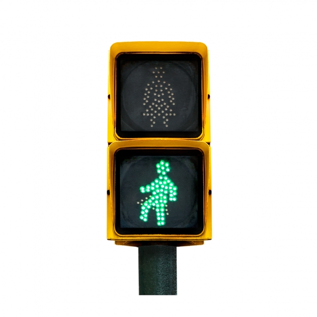 Semáforo peatones verde #Soyvisual